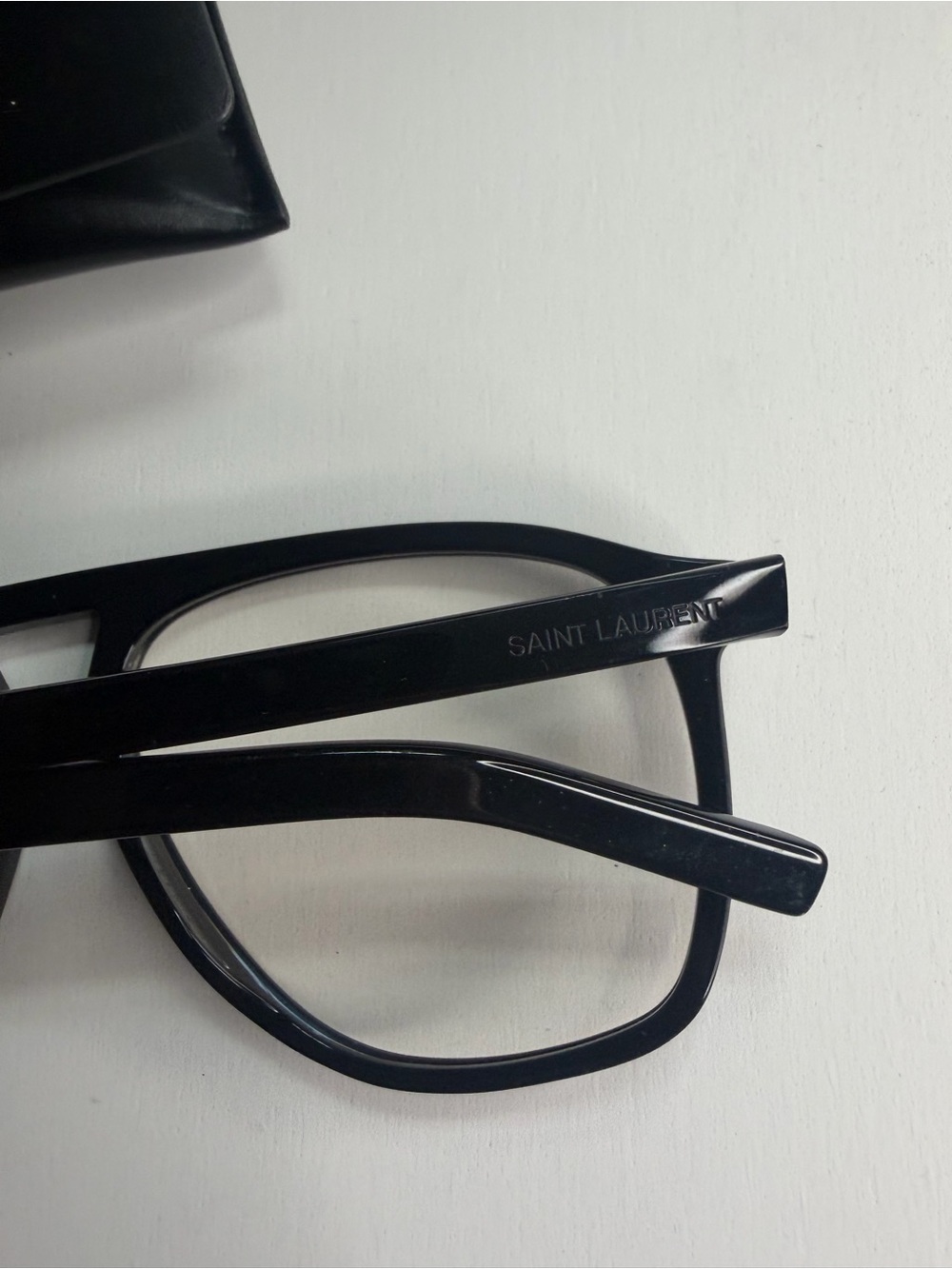 Saint Laurent Black Optical Glasses with Case - Picture 6 of 10